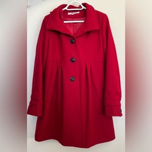DKNY red #10 ladies coat